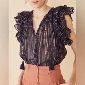 Ulla Johnson sleeveless blouse sz 8